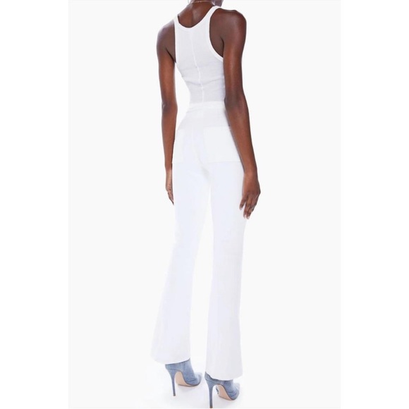 MOTHER The Lace Up High Waisted Weekender Totally Innocent - Picture 3 of 10